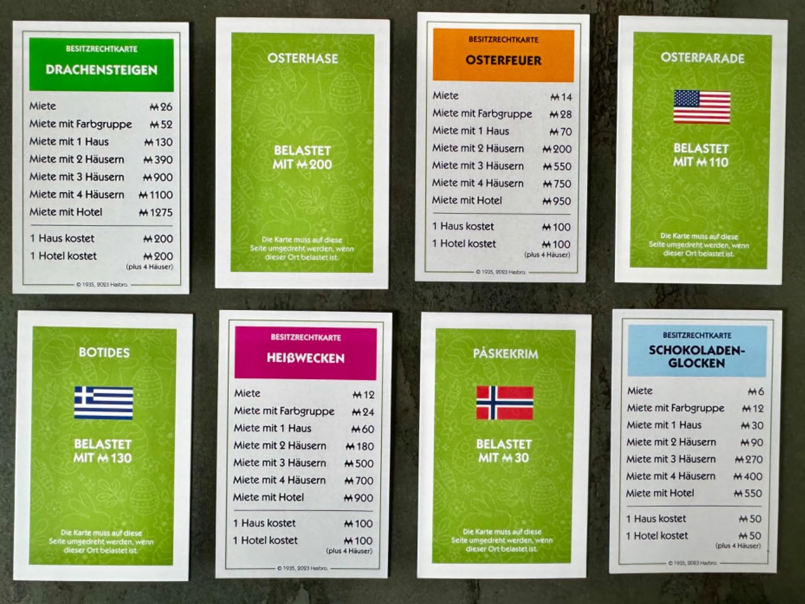 Winning Moves Monopoly Ostern Edition Brettspiel Deutsch ab 8 Jahren