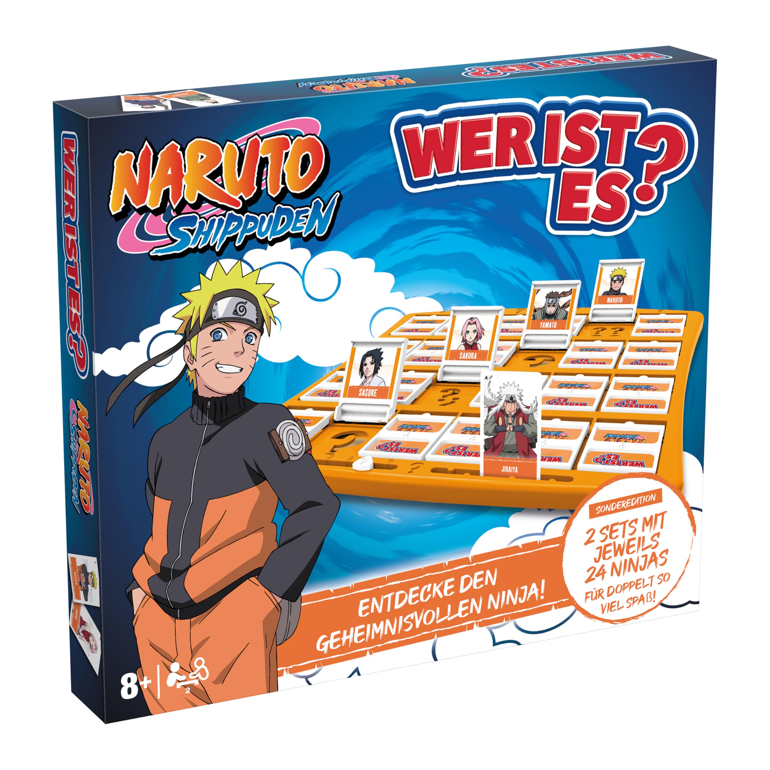 Winning Moves Wer ist es? Naruto Brettspiel Deutsch 2 Spieler