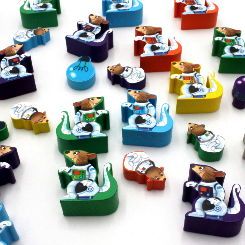 Meeple Sticker First Rat Sticker Set Ratten beidseitig