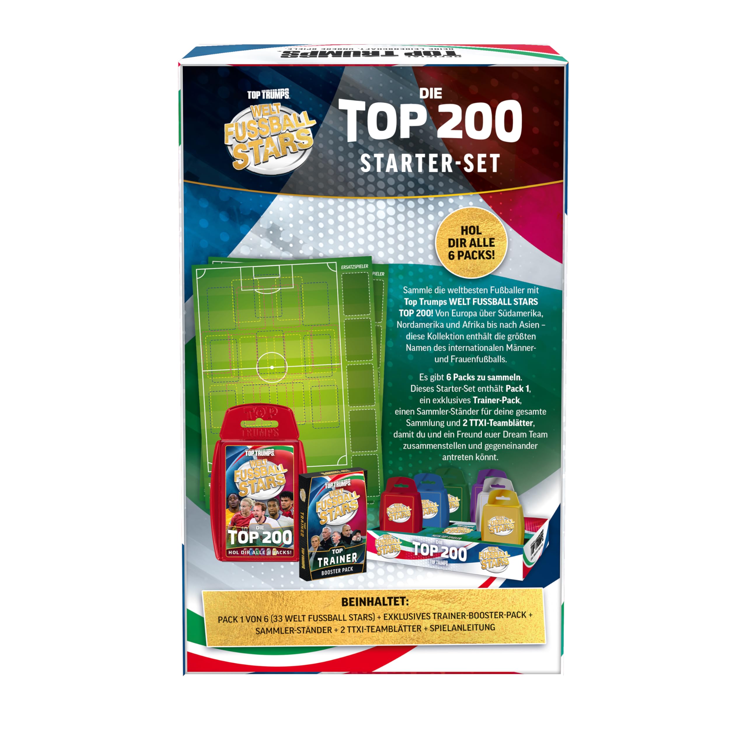 Winning Moves Top Trumps Weltfussballstars Top 200 Starter-Set