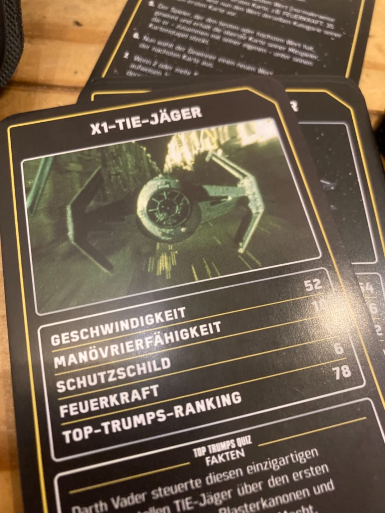 Winning Moves Top Trumps Collectables Star Wars Raumschiffe Kartenspiel Deutsch