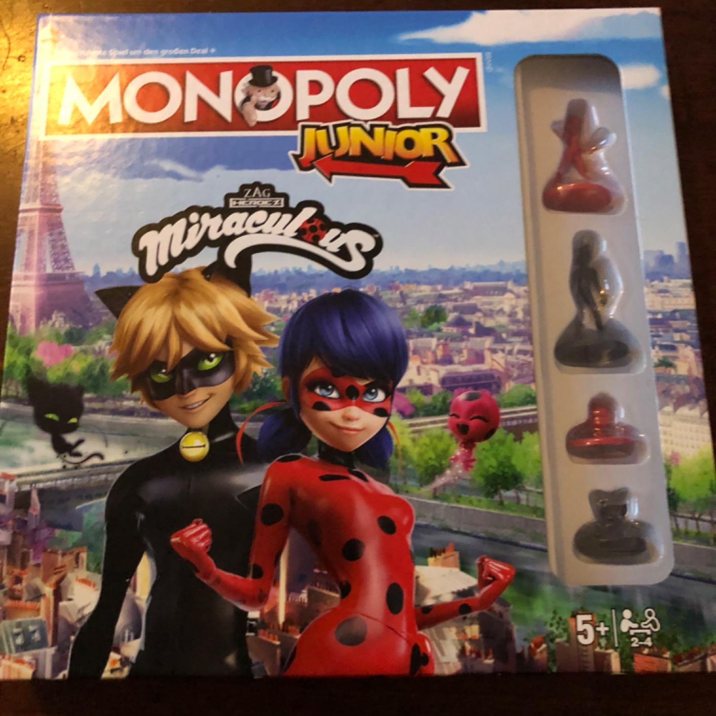 Winning Moves Monopoly Junior Miraculous Brettspiel Deutsch ab 5 Jahren