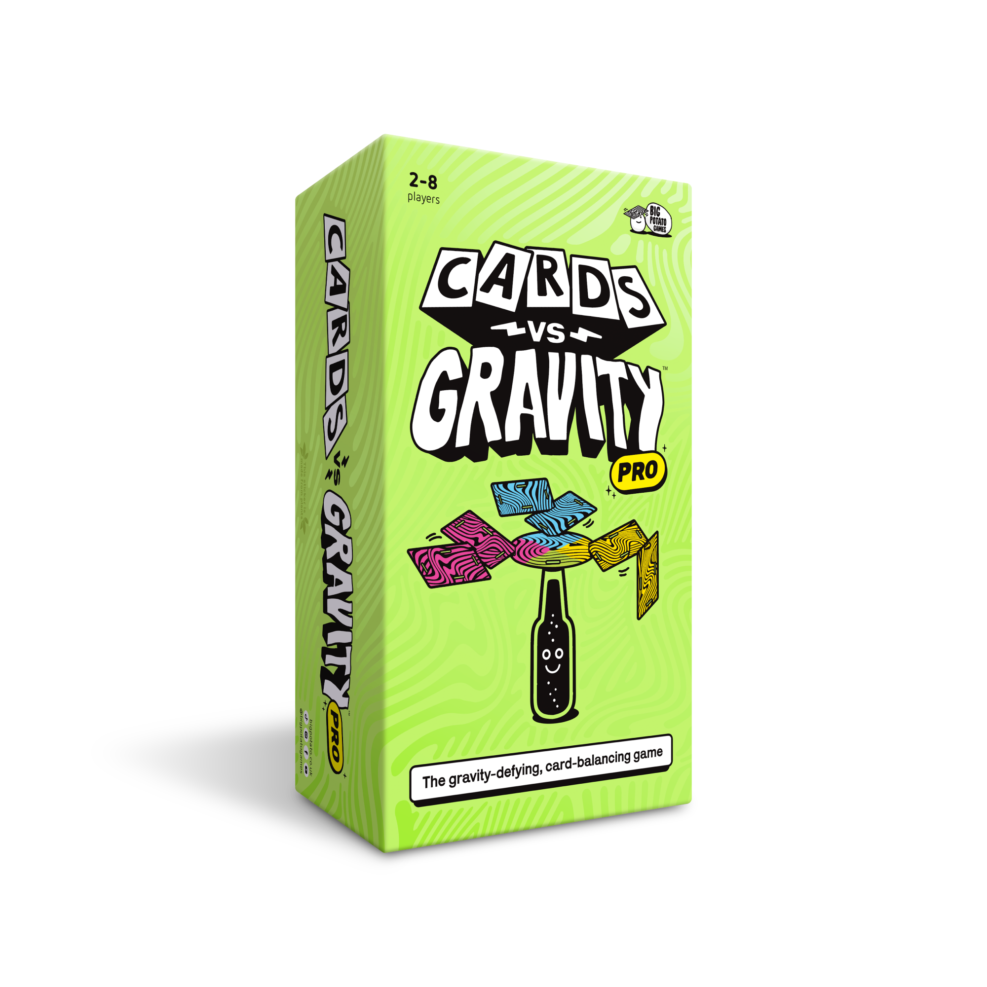 Big Potato Games Cards vs Gravity Partyspiel Karten-Stapelspiel