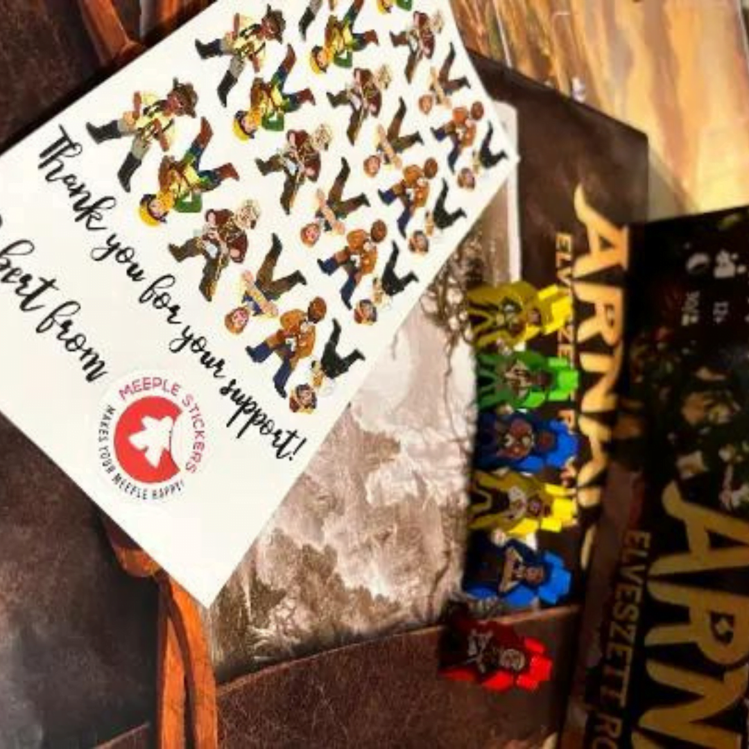 Meeple Sticker Lost Ruins of Arnak Sticker Set 26 Stück