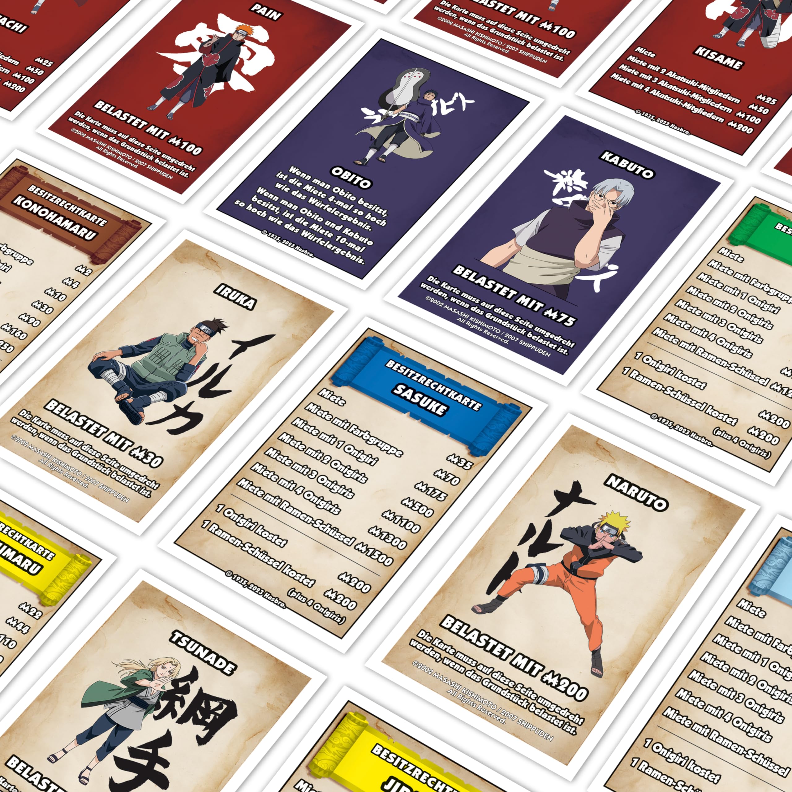 Winning Moves Monopoly Naruto Edition Strategie Brettspiel Deutsch
