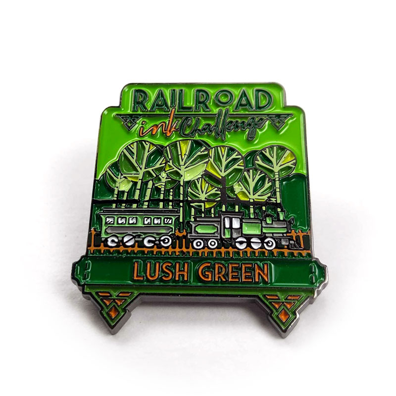 Horrible Railroad Ink Emaille Pins Set Zubehör