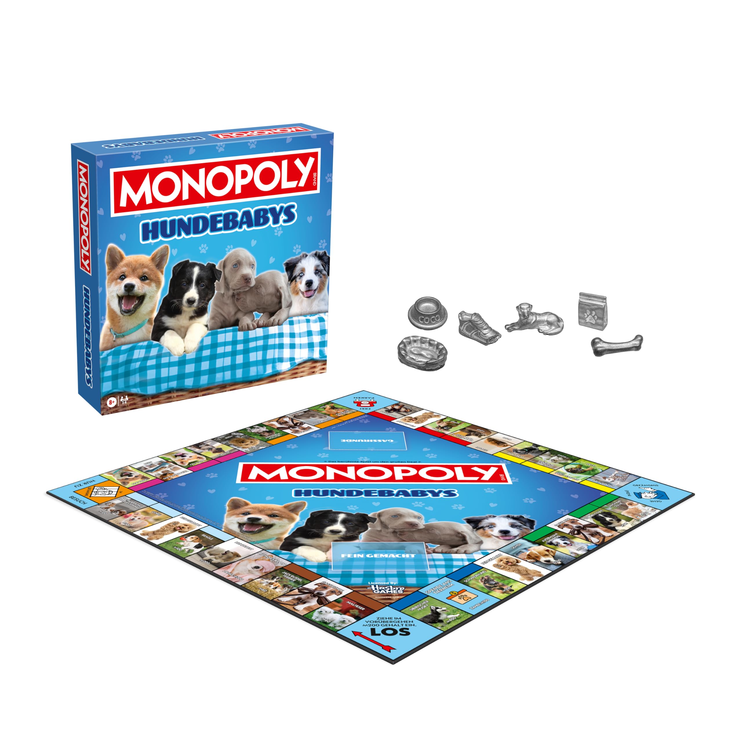Winning Moves Monopoly Hundebabies Edition Brettspiel Deutsch