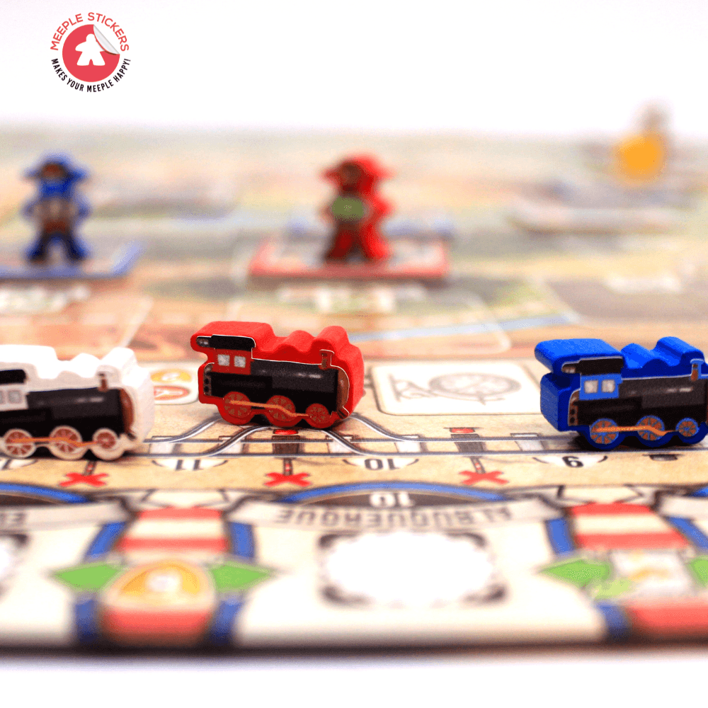 Meeple Sticker Great Western Trail 1st Edition Sticker Set 1. Auflage