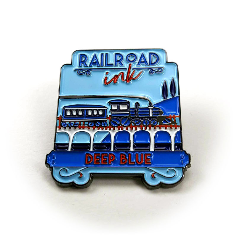 Horrible Railroad Ink Emaille Pins Set Zubehör