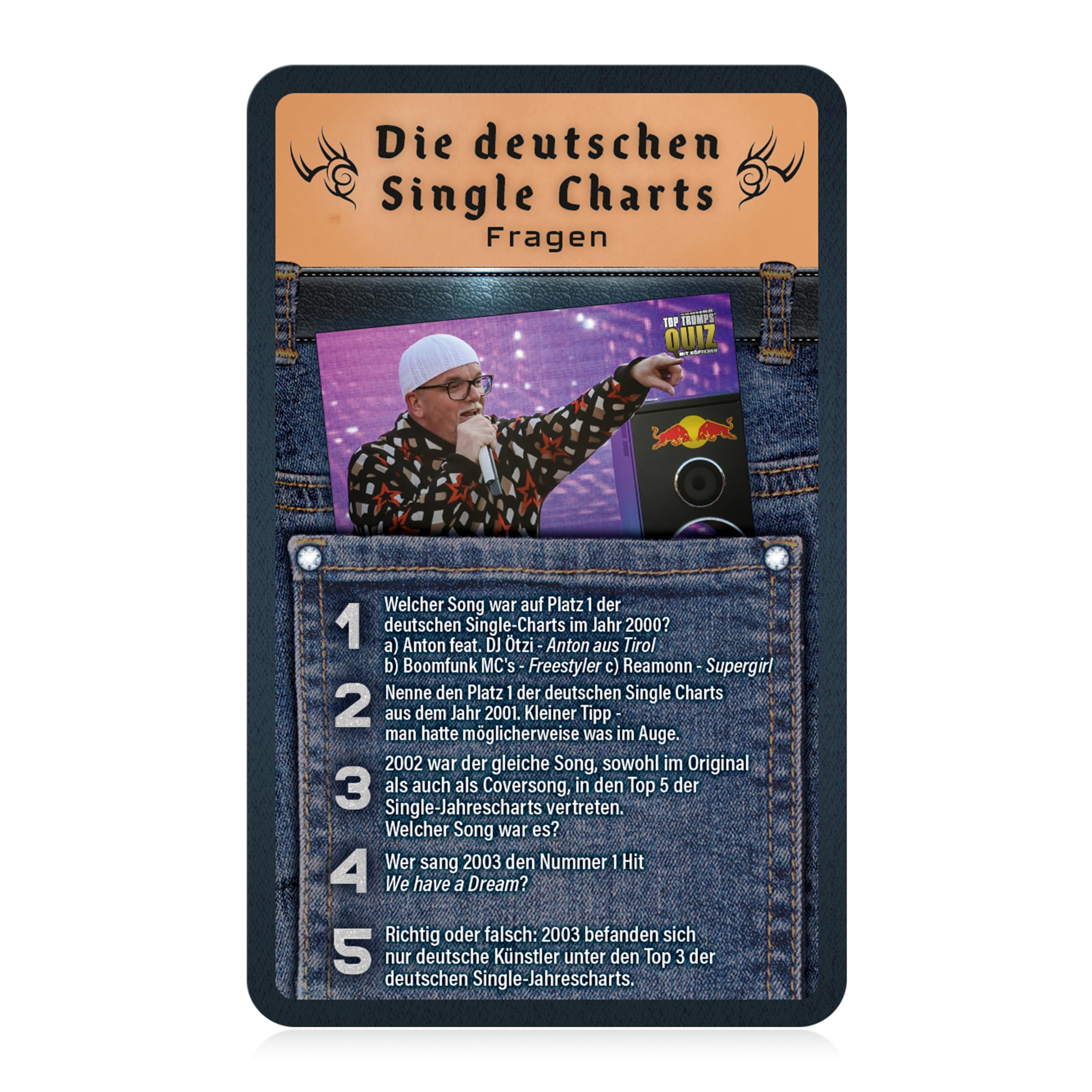 Winning Moves TOP TRUMPS QUIZ 2000er Kartenspiel 500 Fragen