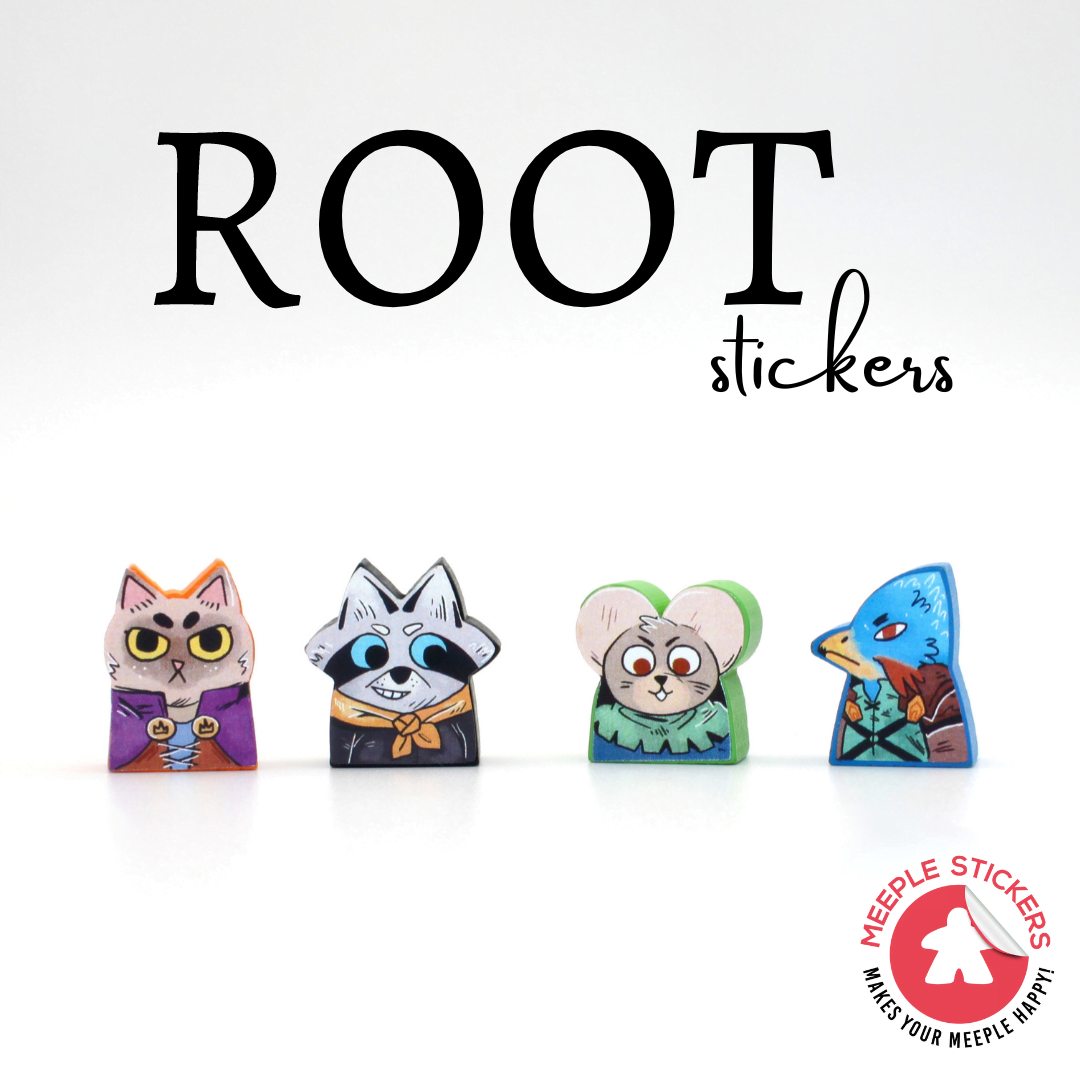 Meeple Sticker Stickers Root Sticker Set beidseitig