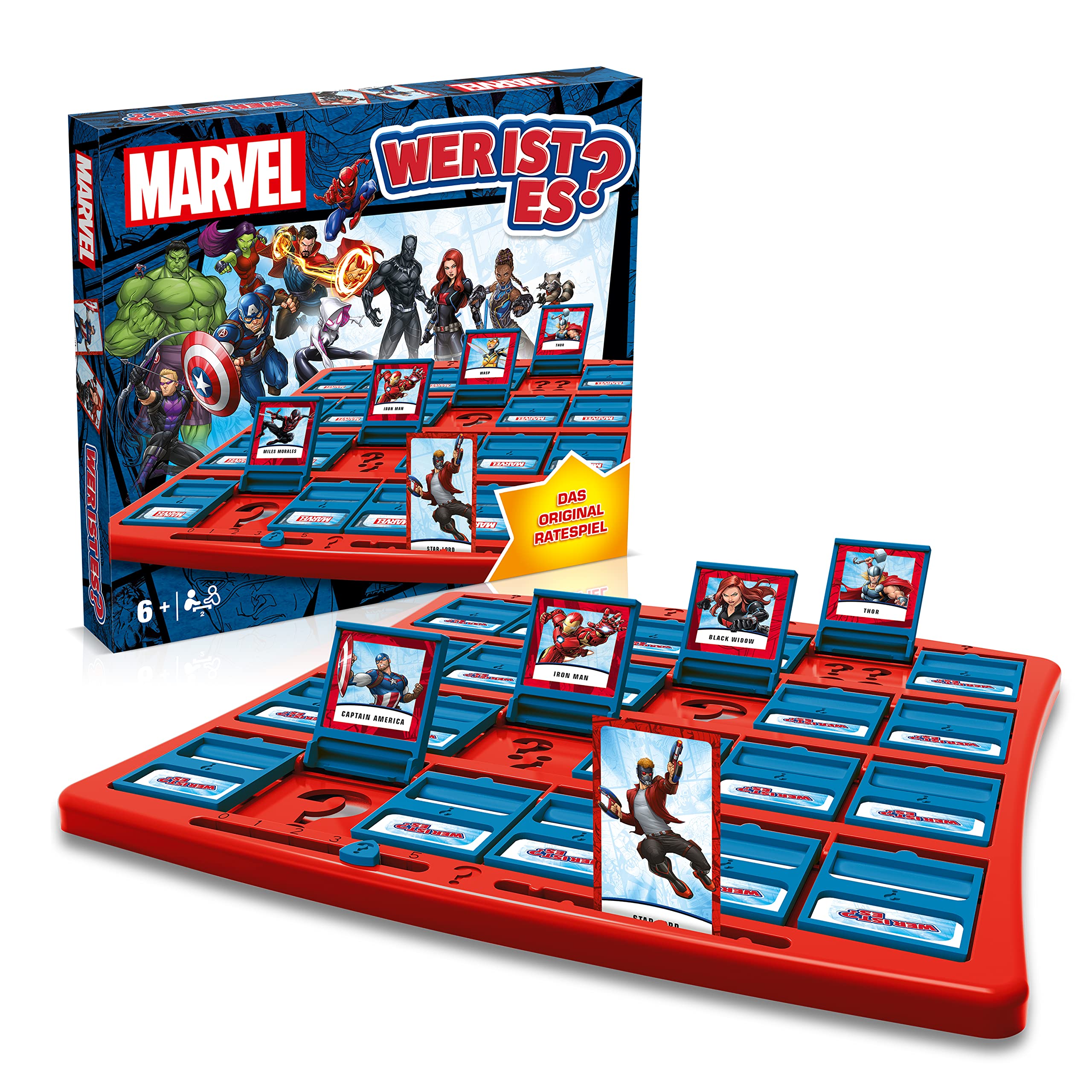 Winning Moves Wer ist es? Marvel Edition Brettspiel 2 Spieler Ratespiel
