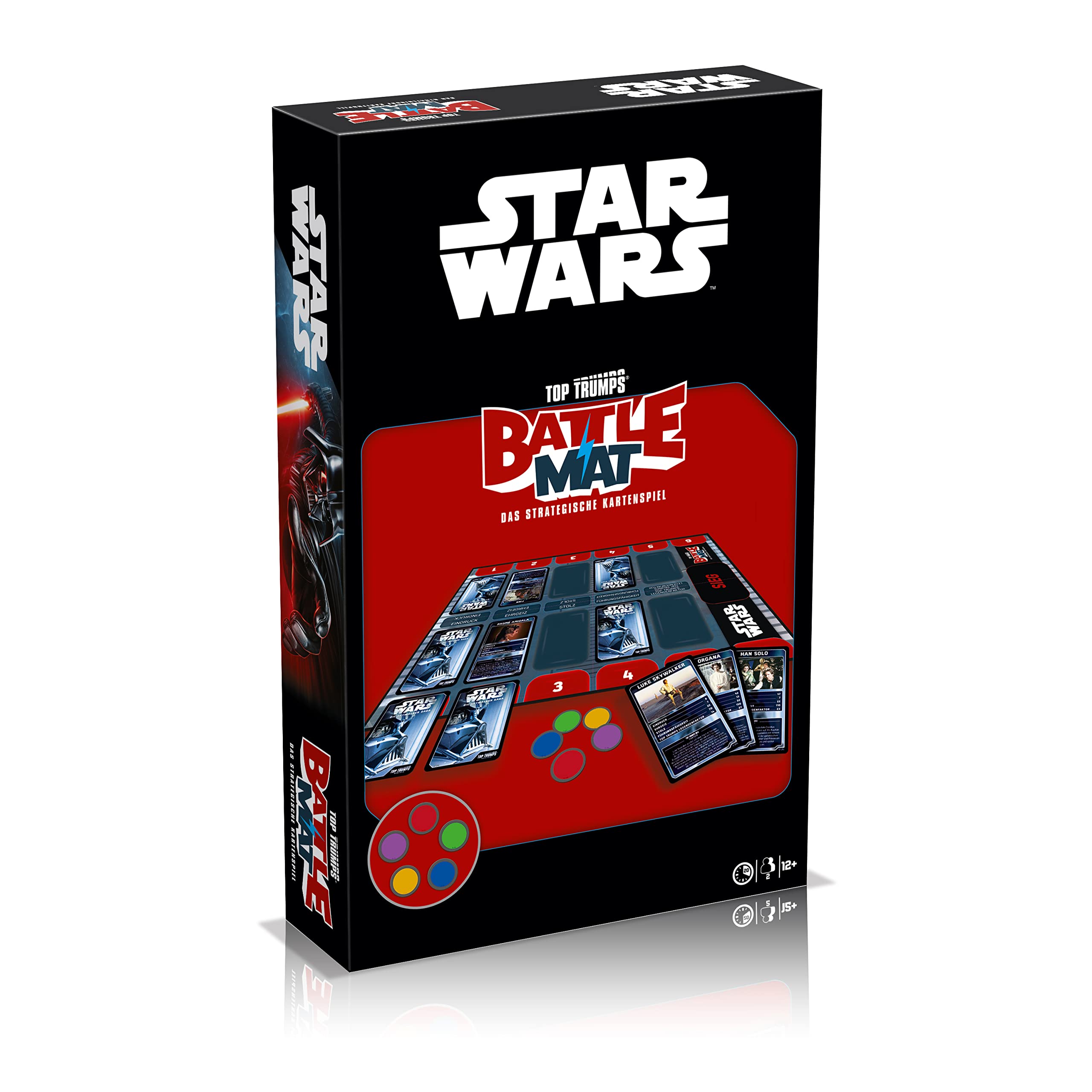 Winning Moves TOP TRUMPS Battle Mat Star Wars Brettspiel Skywalker Saga