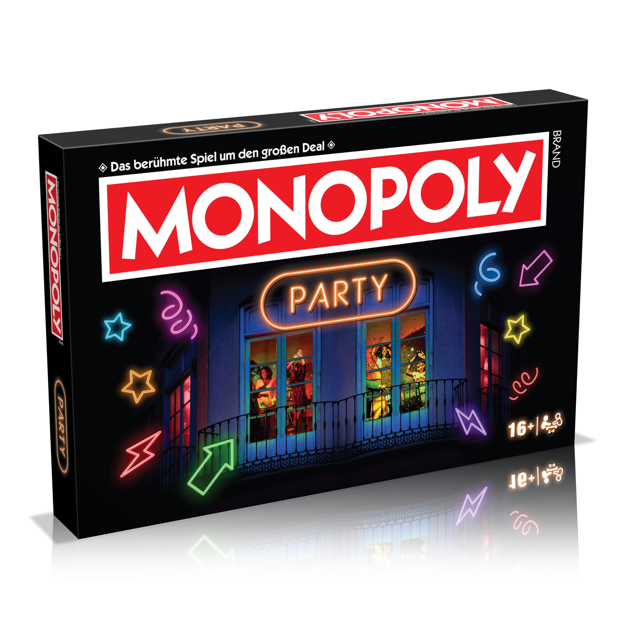 Winning Moves Monopoly Party Edition Brettspiel Deutsch ab 16 Jahren