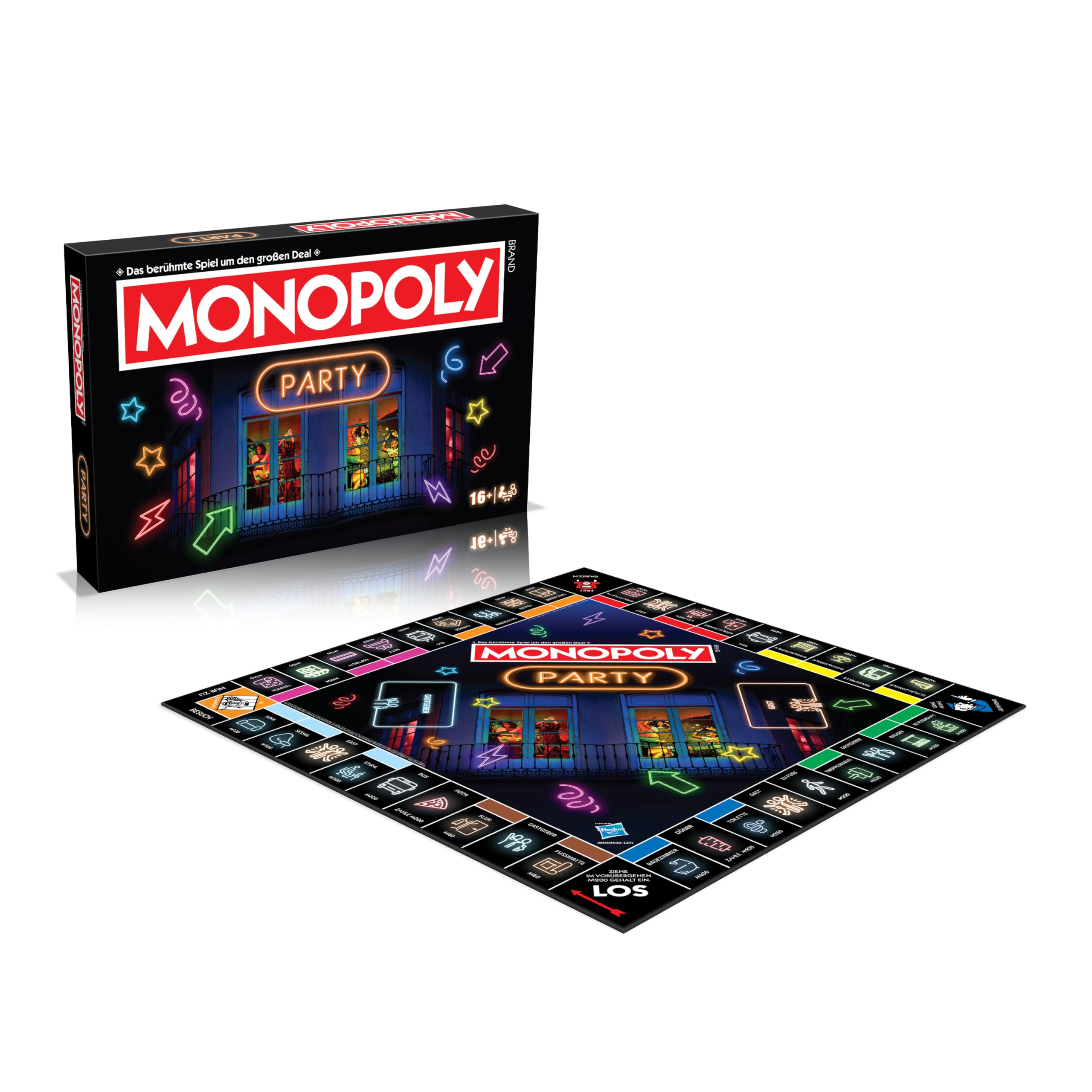 Winning Moves Monopoly Party Edition Brettspiel Deutsch ab 16 Jahren