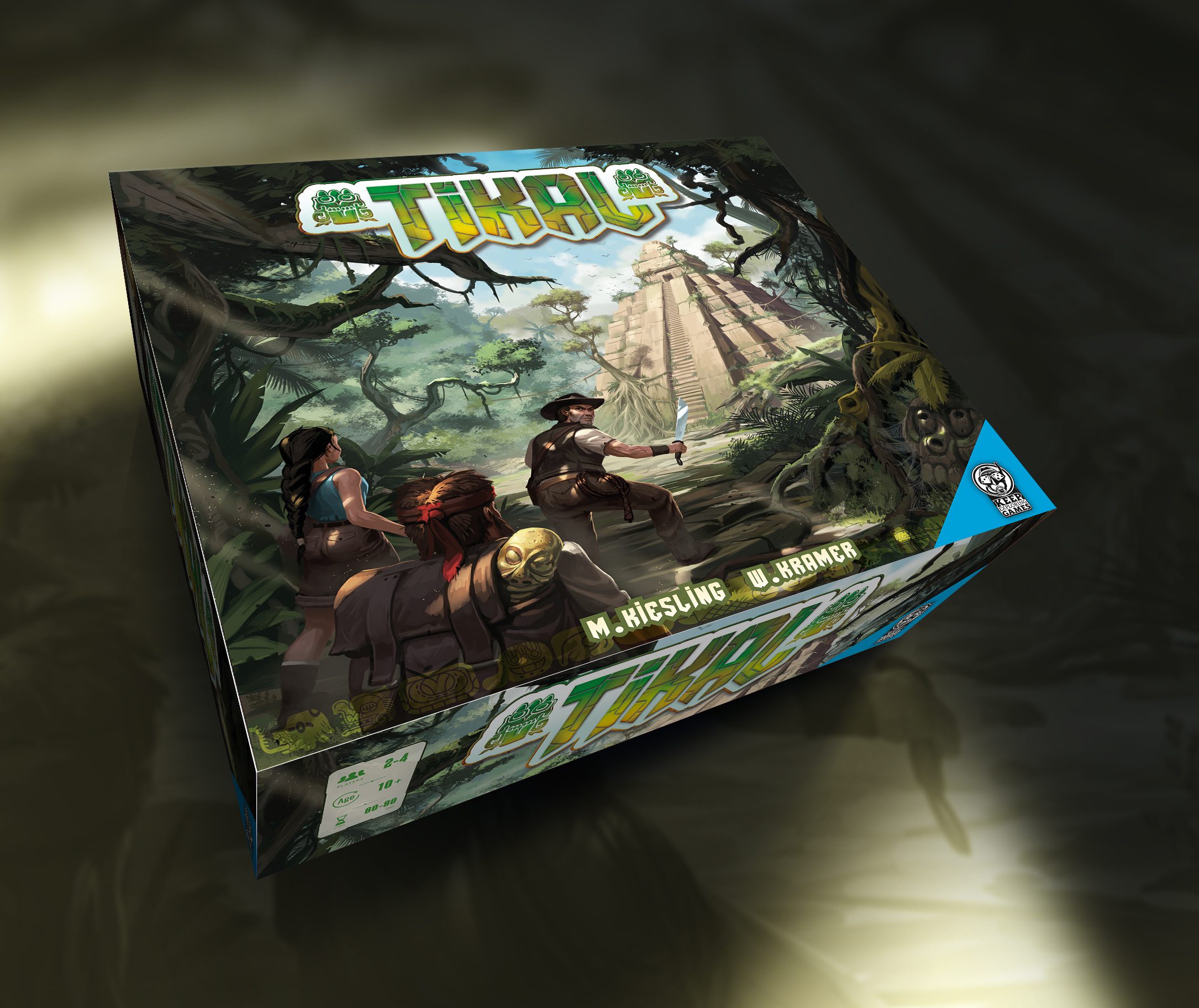 Keep Exploring Tikal Mask Trilogy Brettspiel Neuauflage Resin