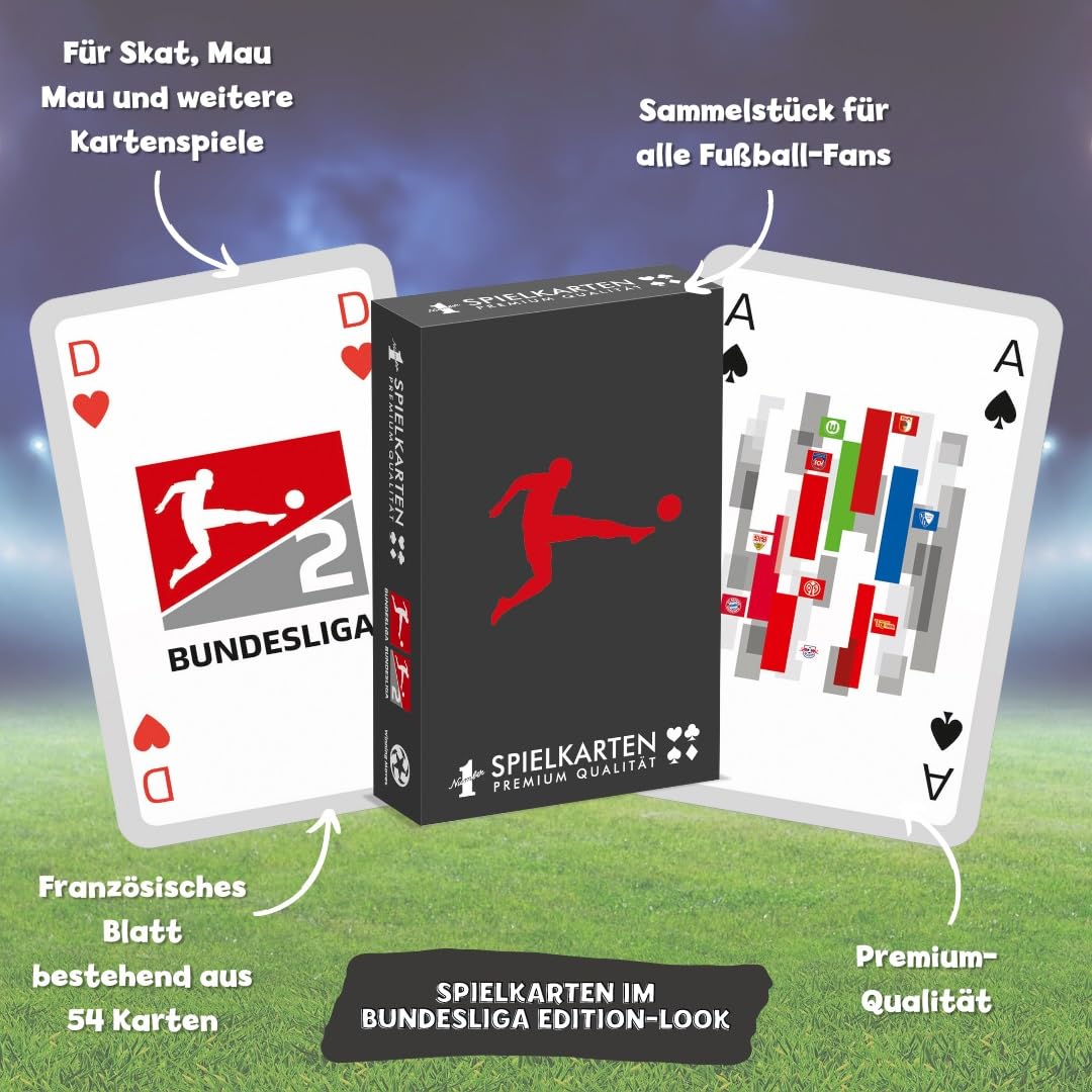 Winning Moves Number 1 Bundesliga Kartenspiel 54 Karten