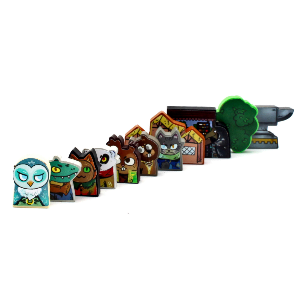 Meeple Sticker Root Vagabond Landmarks Sticker Set Token