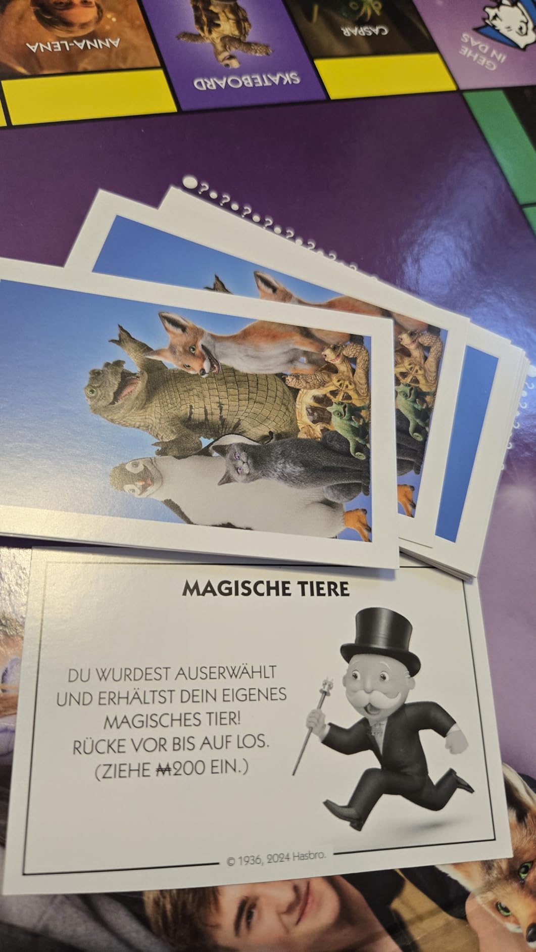 Winning Moves Monopoly Schule der magischen Tiere Brettspiel ab 8