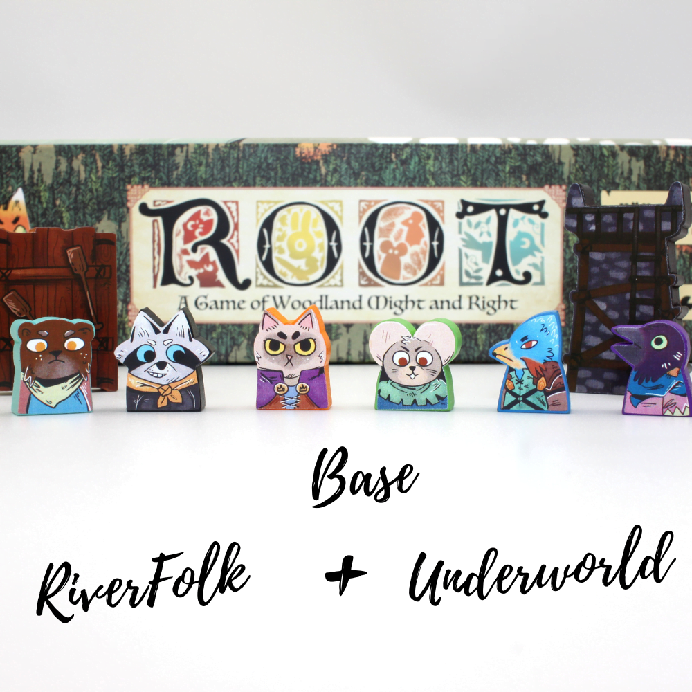 Meeple Sticker Root Underworld Sticker Set Fraktionen