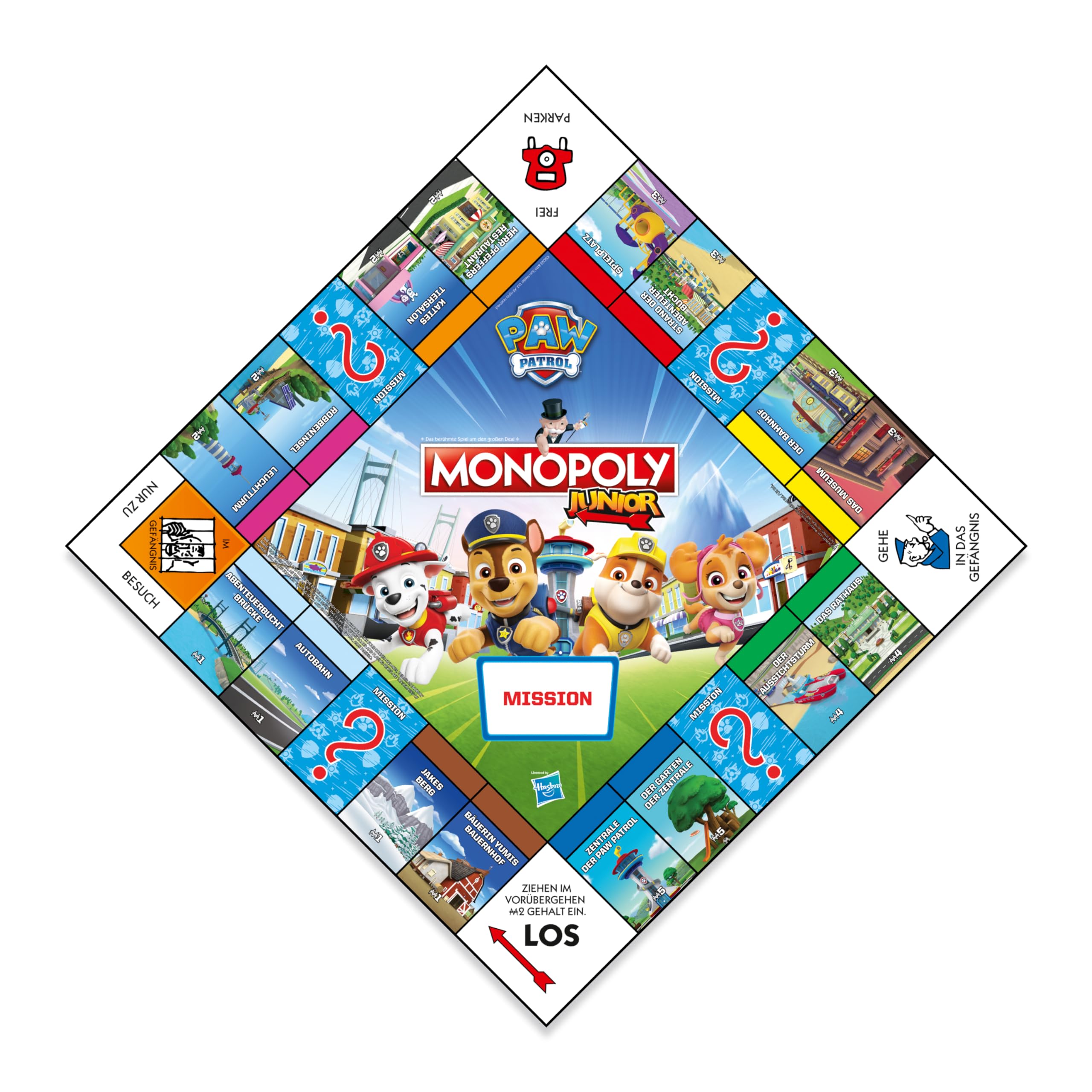Winning Moves Monopoly Junior Paw Patrol Brettspiel Deutsch