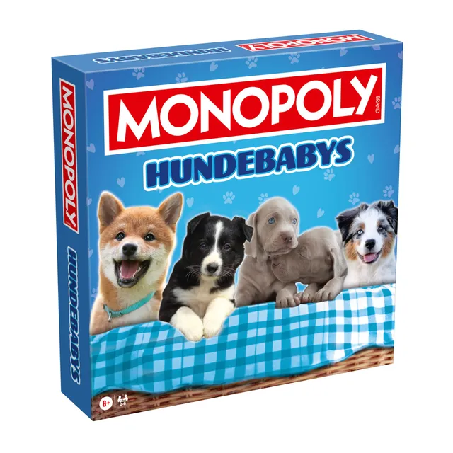 Winning Moves Monopoly Hundebabies Edition Brettspiel Deutsch