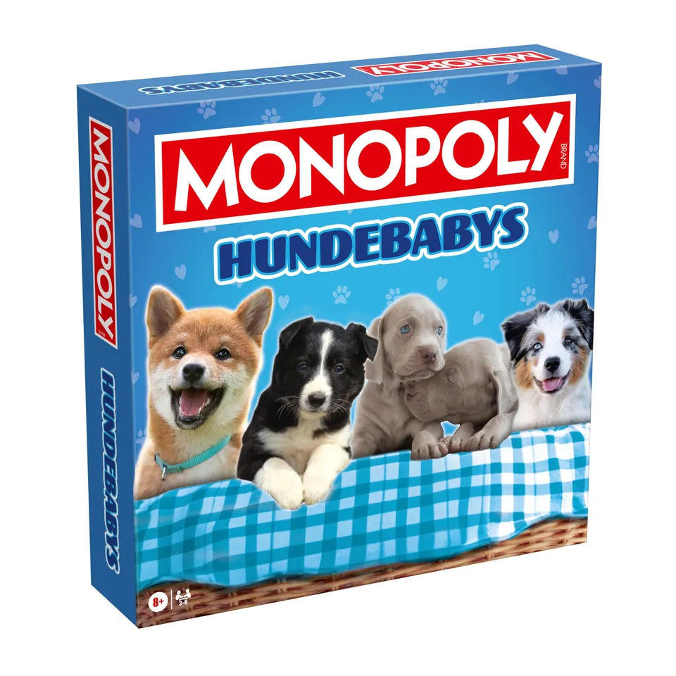 Winning Moves Monopoly Hundebabies Edition Brettspiel Deutsch