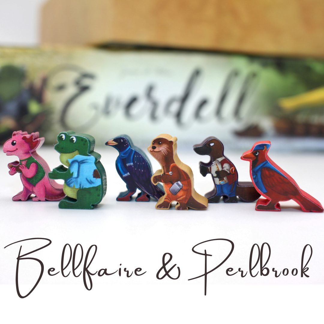 Meeple Sticker Everdell Pearlbrook Sticker Set Erweiterung