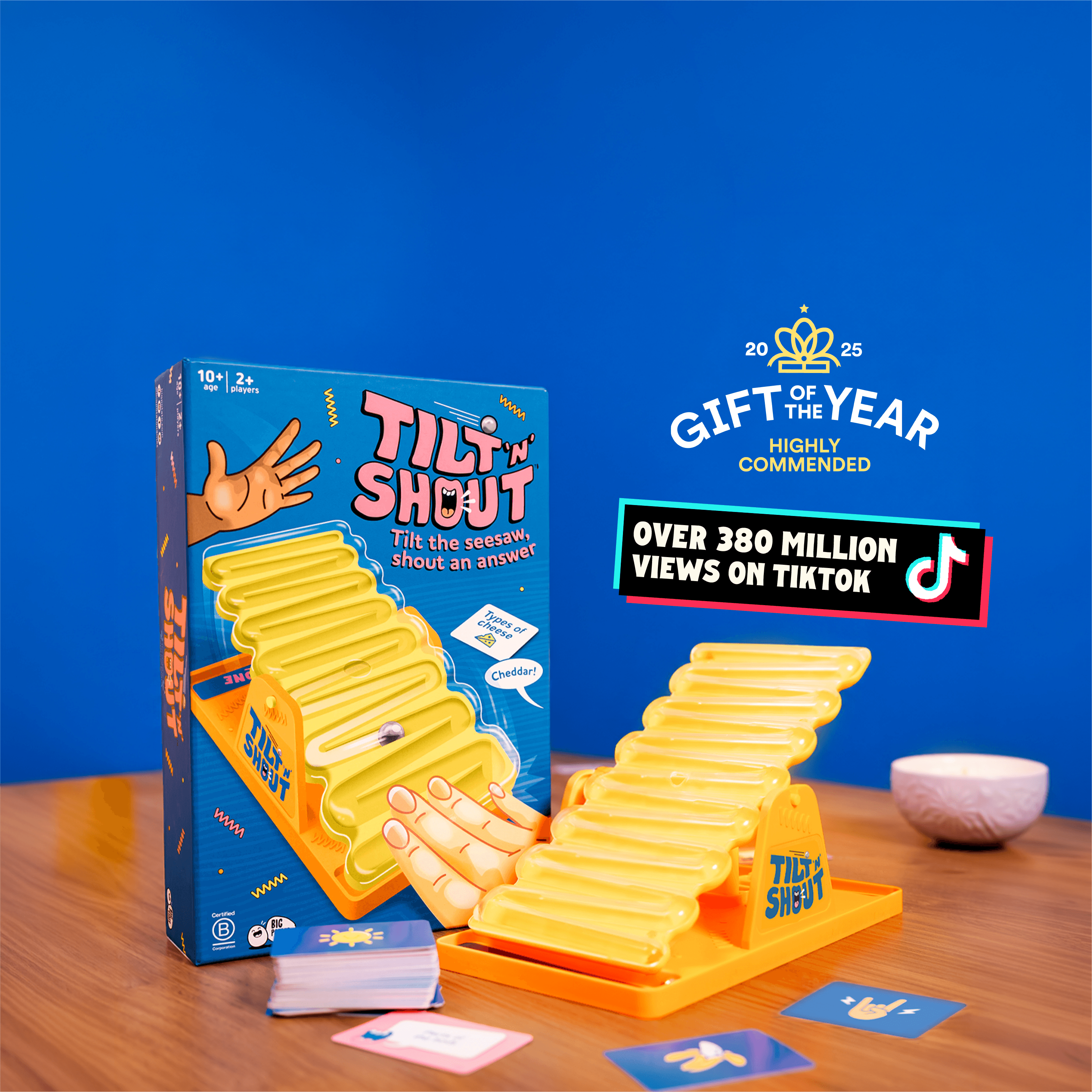 Big Potato Partyspiele Tilt n Shout Partyspiel Teams Murmel-Timer