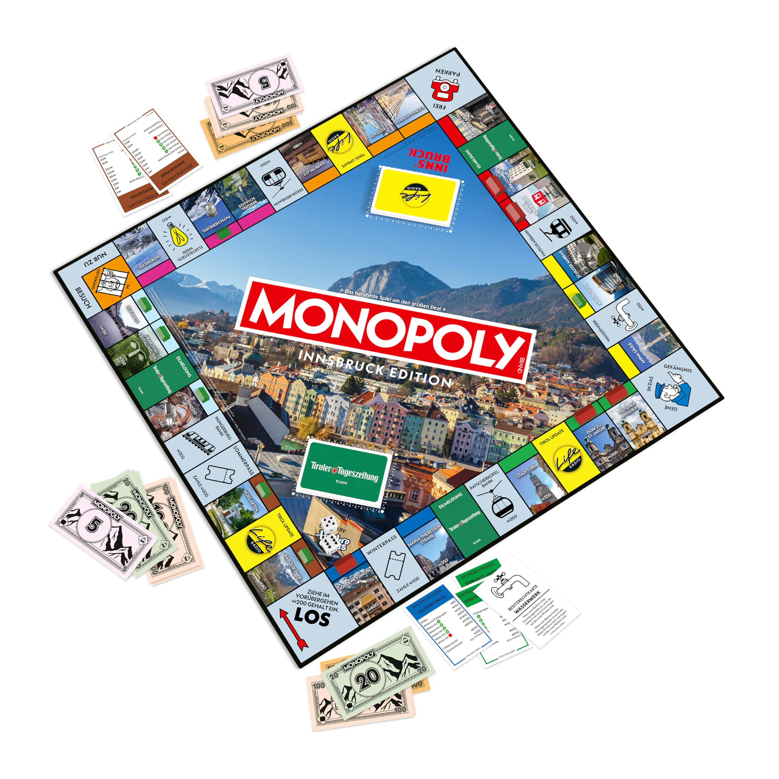 Winning Moves Monopoly Innsbruck Brettspiel 2-6 Spieler Deutsch