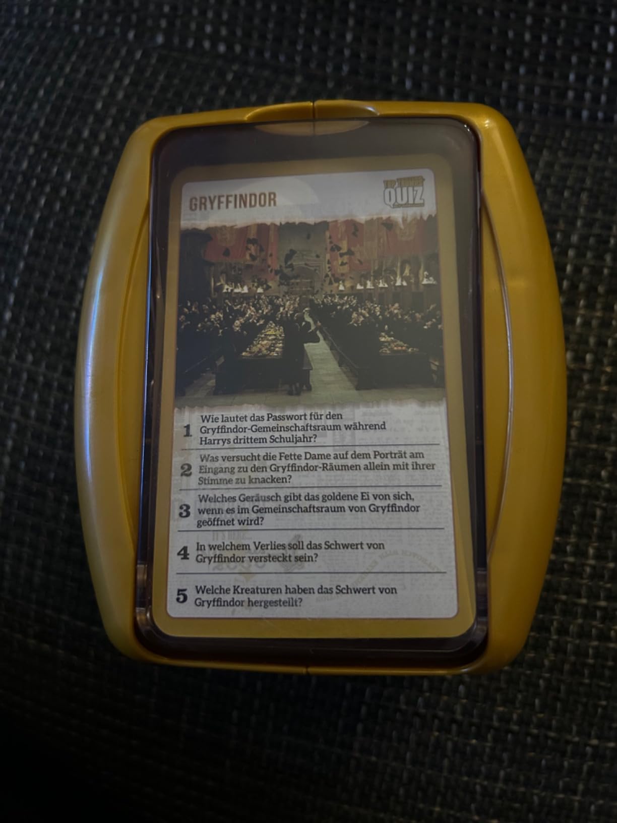 Top Trumps Quiz Harry Potter Hogwarts Kartenspiel 500 Fragen