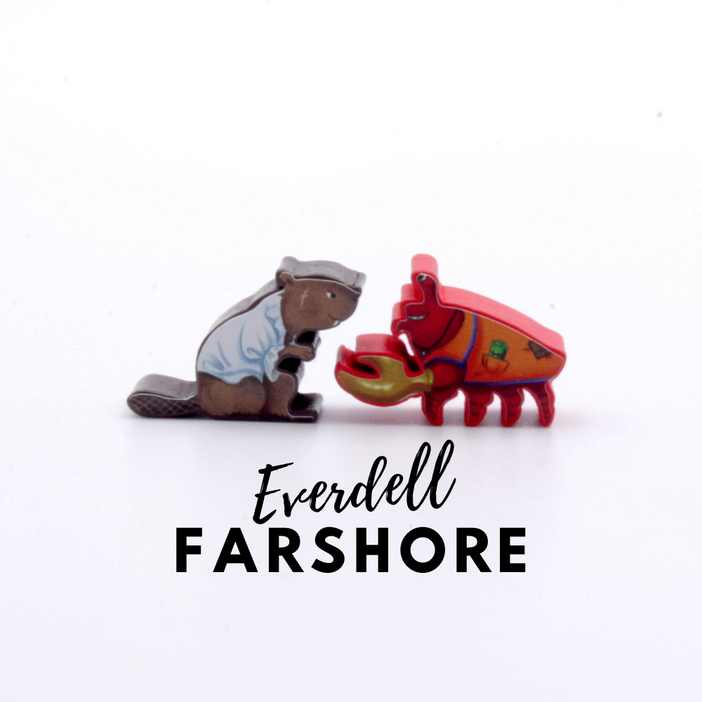 Meeple Sticker Everdell Farshore Sticker Set Aufkleber