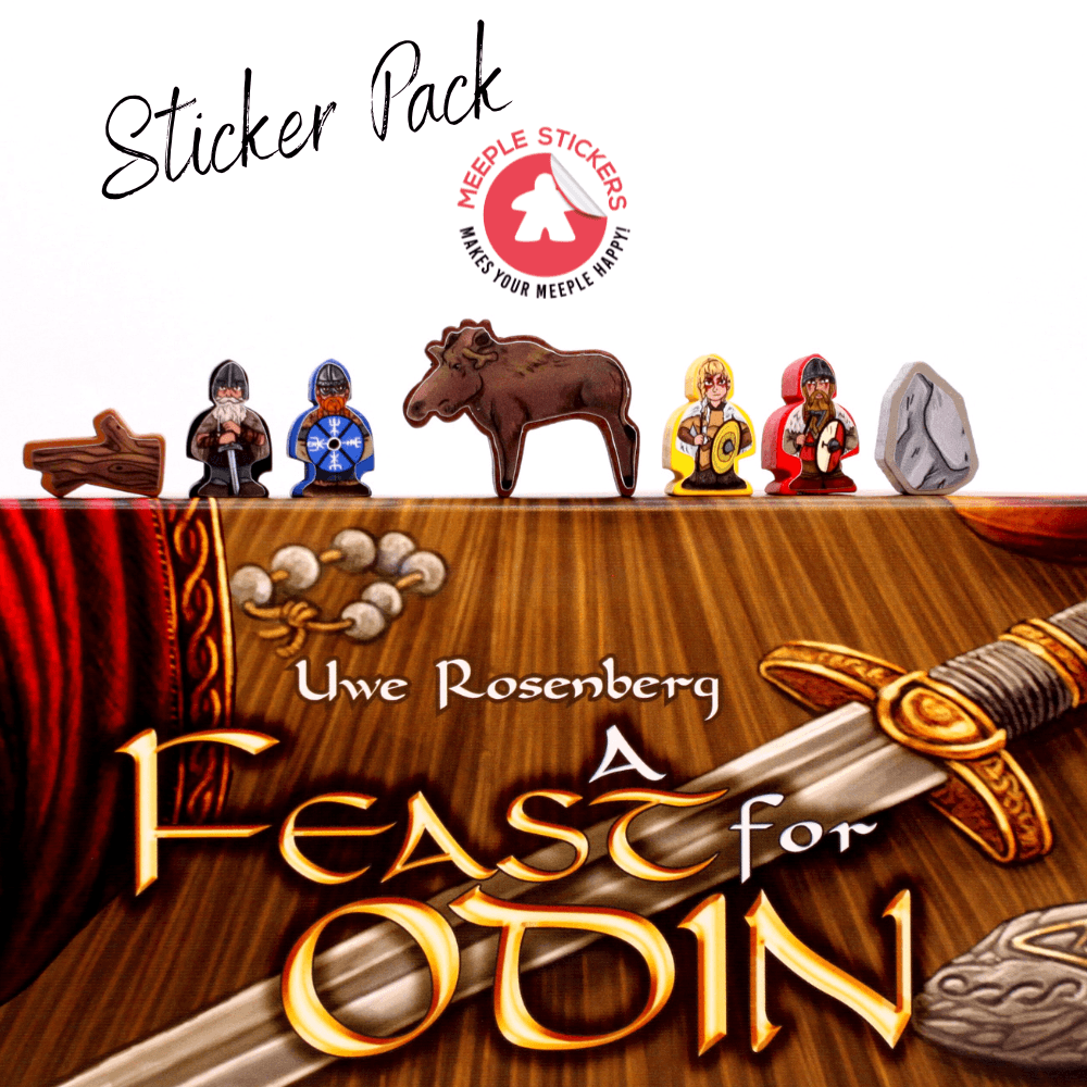 Meeple Sticker Stickers A Feast for Odin Sticker Set