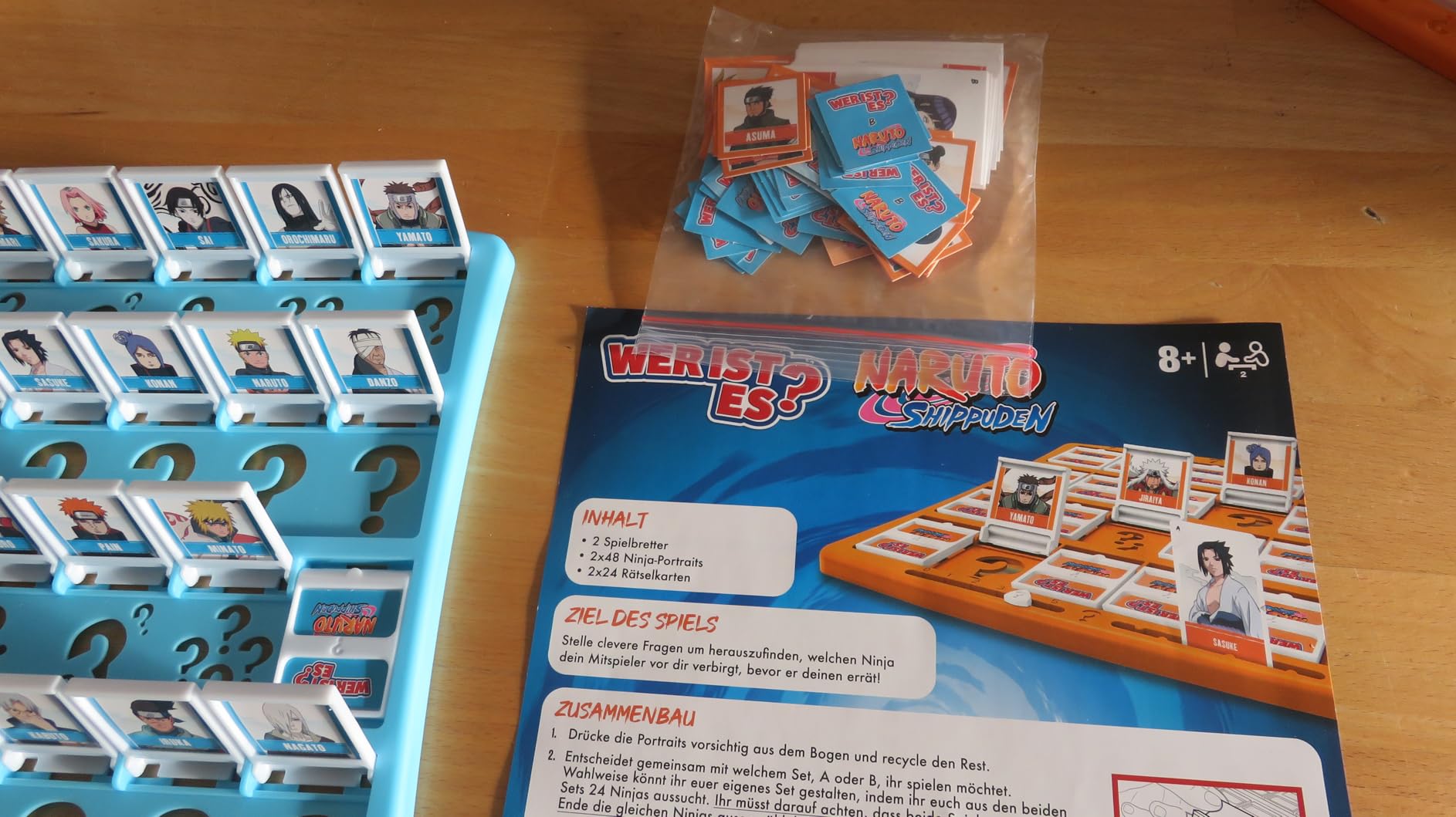 Winning Moves Wer ist es? Naruto Brettspiel Deutsch 2 Spieler