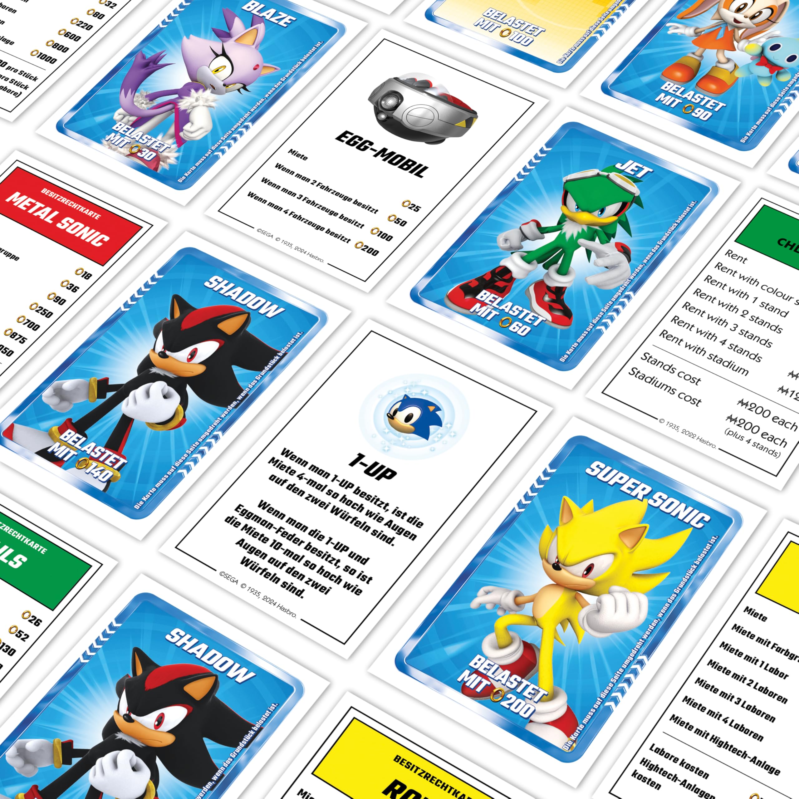 Winning Moves Monopoly Sonic Edition Brettspiel Deutsch ab 8 Jahren