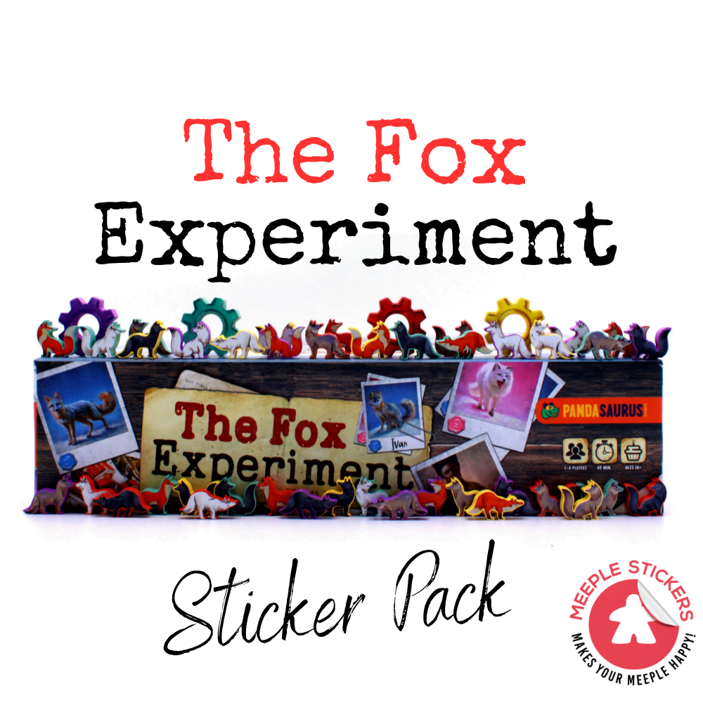 Meeple Sticker The Fox Experiment Sticker Set Füchse