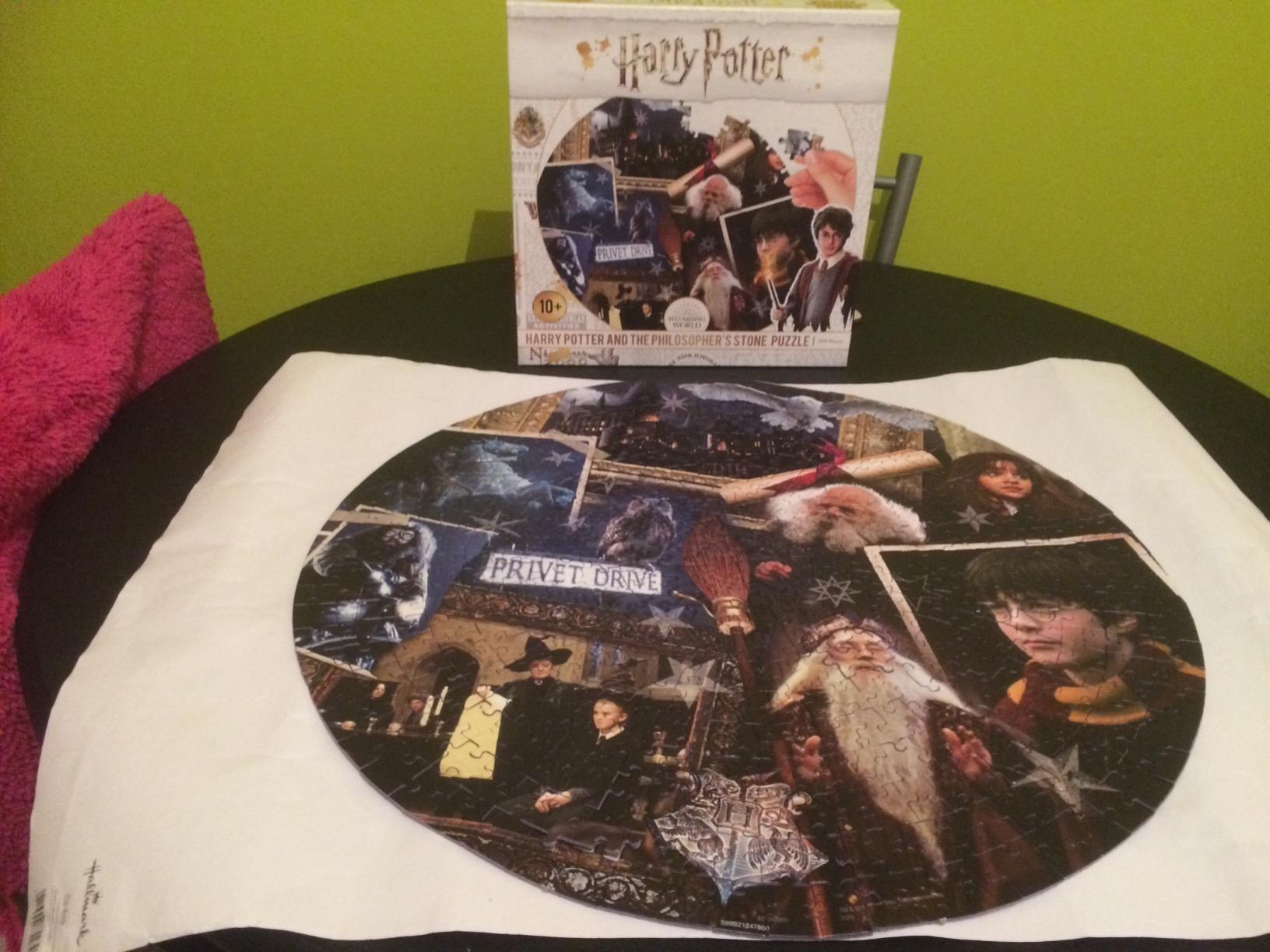 Winning Moves Harry Potter Stein der Weisen Puzzle 500 Teile rund