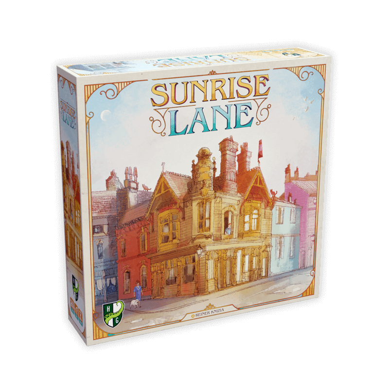 Horrible Sunrise Lane Brettspiel 2-4 Spieler Bauspiel