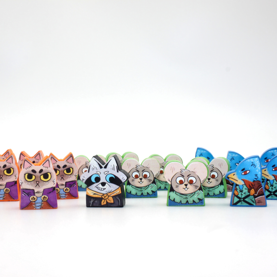Meeple Sticker Stickers Root Sticker Set beidseitig