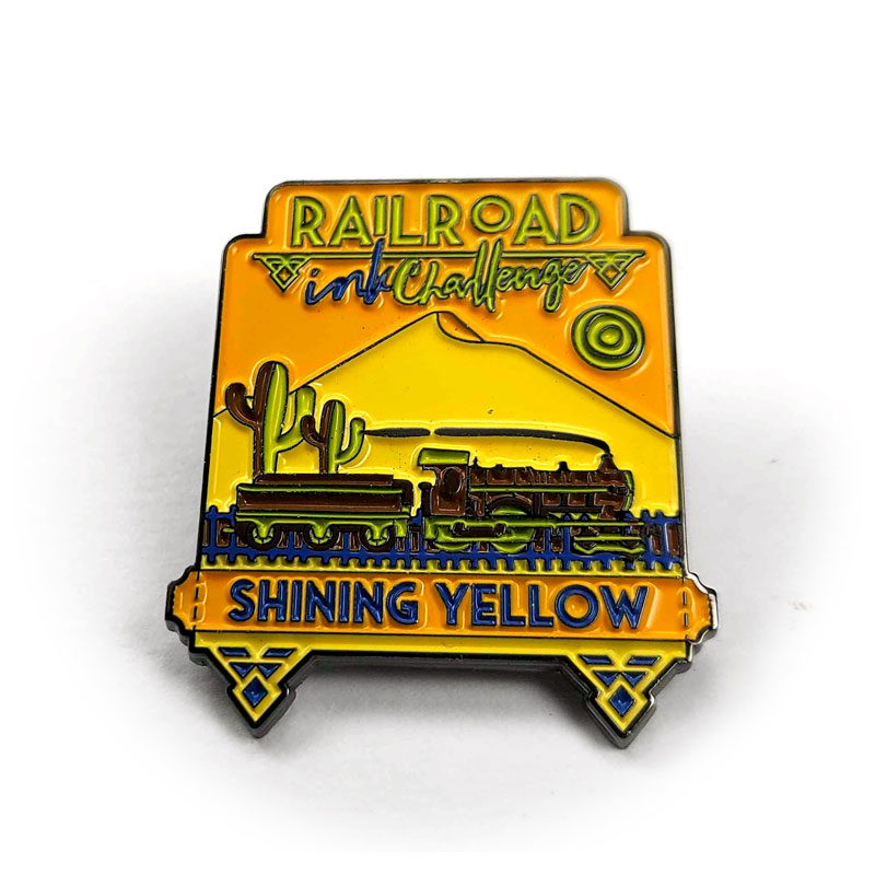 Horrible Railroad Ink Emaille Pins Set Zubehör