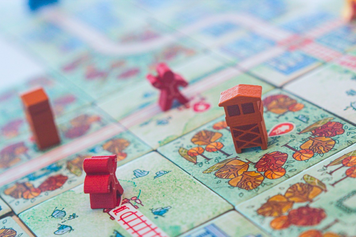 Horrible Railroad Tiles Forest Erweiterung Brettspiel