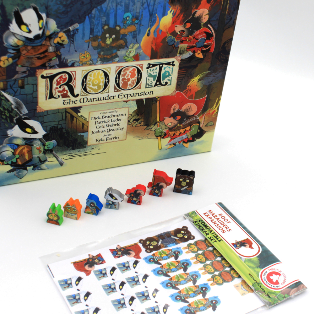 Meeple Sticker Root Marauders Sticker Set Fraktionen