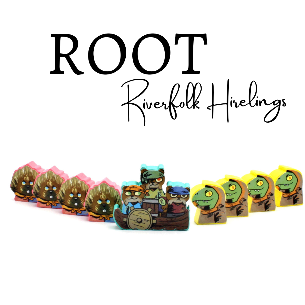 Meeple Sticker Stickers Root Riverfolk Hirelings Sticker-Set