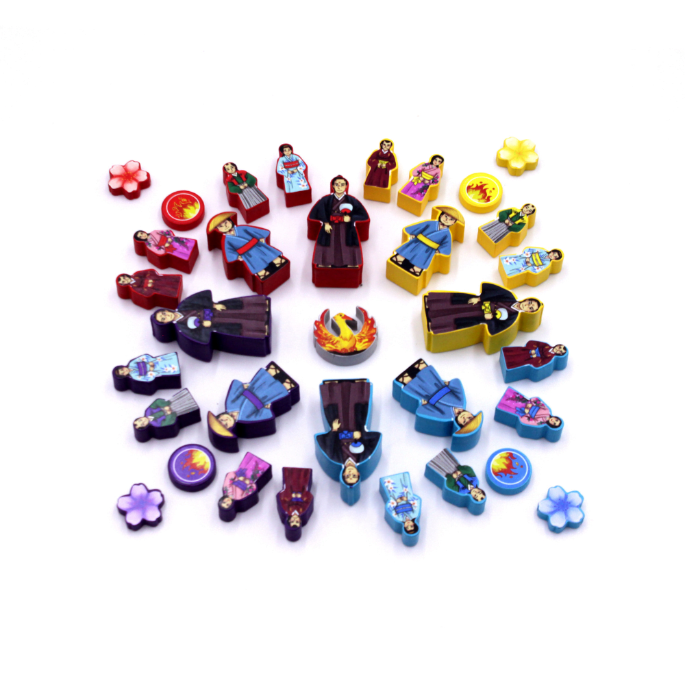Meeple Stickers Iki Sticker Set Aufkleber Brettspiel doppelseitig