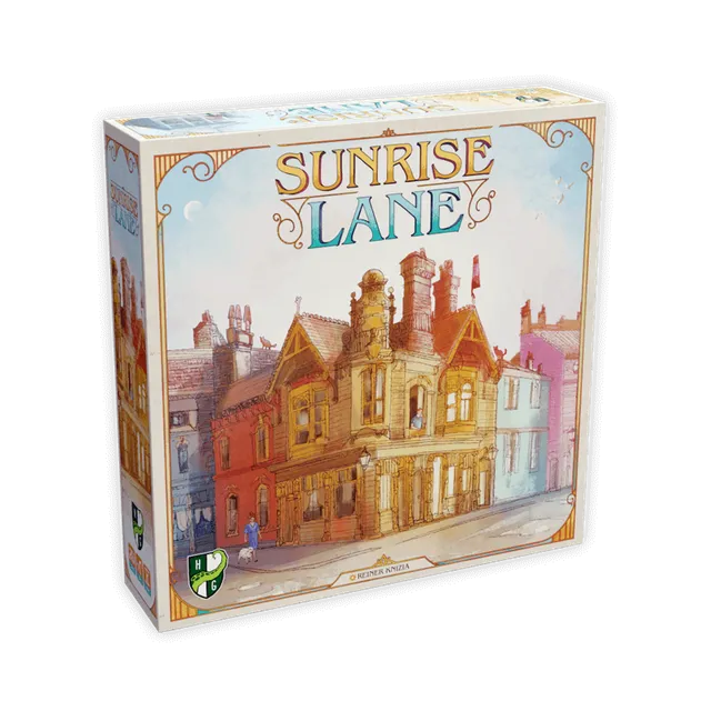 Horrible Sunrise Lane Brettspiel 2-4 Spieler Bauspiel