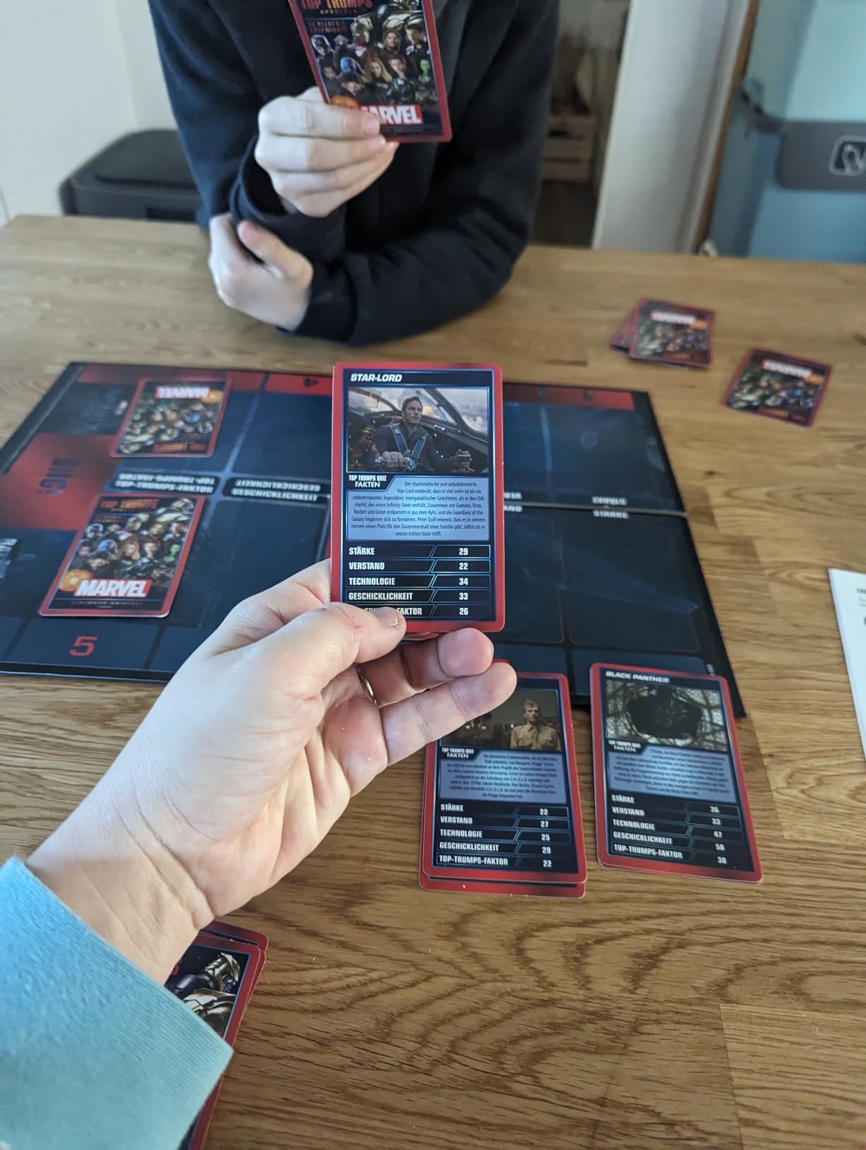 Winning Moves Top Trumps Battle Mat Marvel Brettspiel ab 8