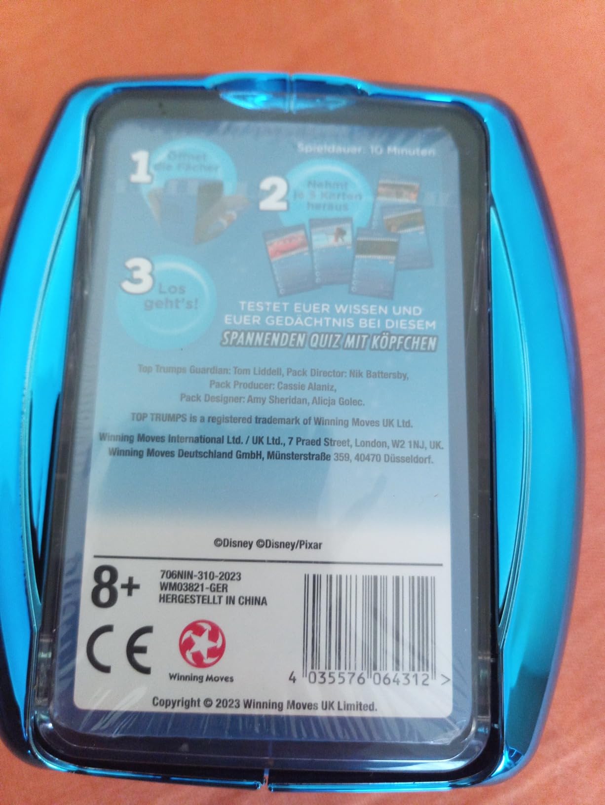 Winning Moves Top Trumps Quiz Disney Kartenspiel Deutsch ab 6
