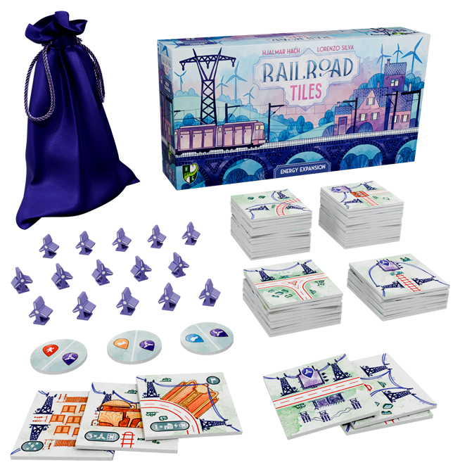 Horrible Railroad Tiles Energy Expansion Plättchenspiel Erweiterung