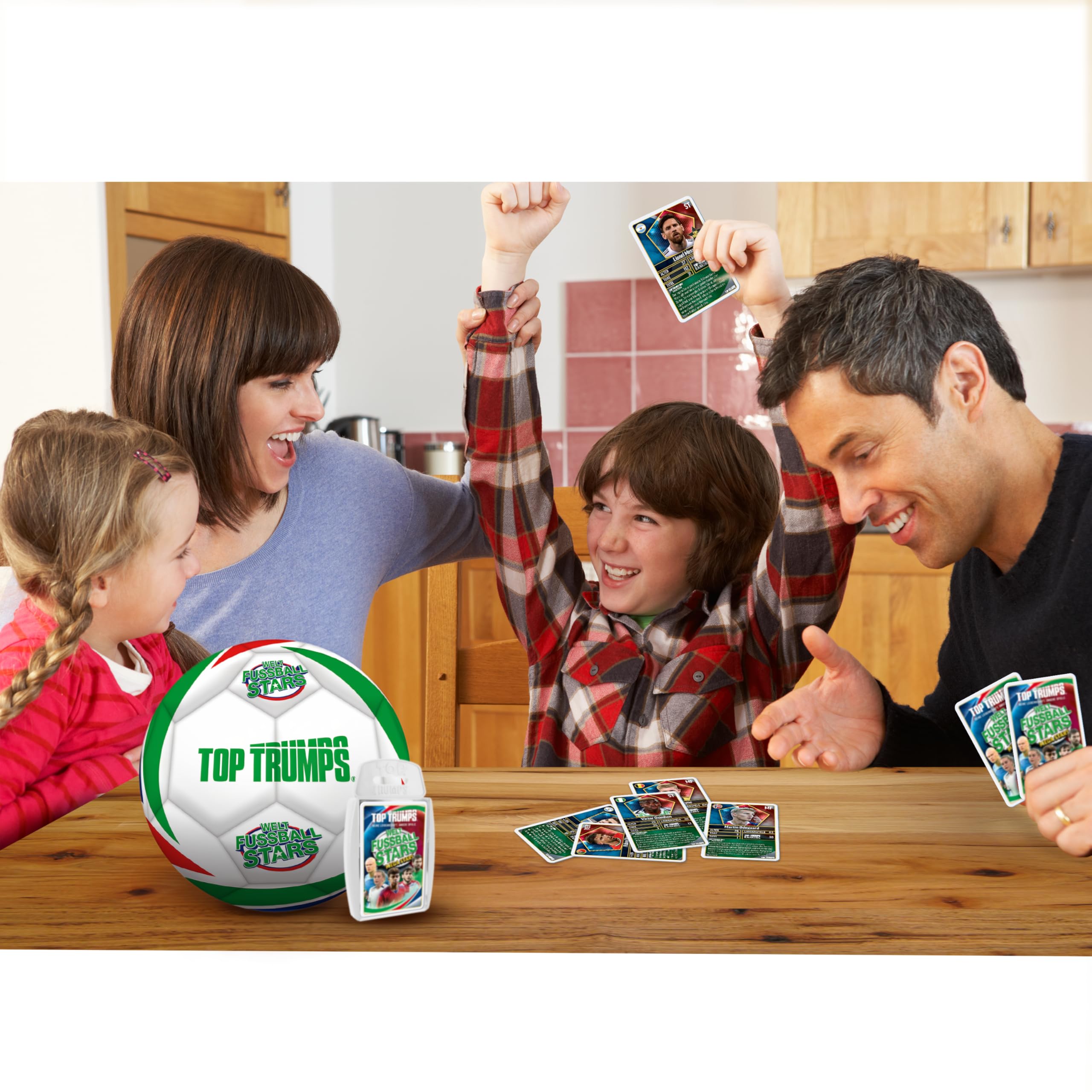 Winning Moves Top Trumps Weltfussball Stars Geschenkset Ball Gr.5