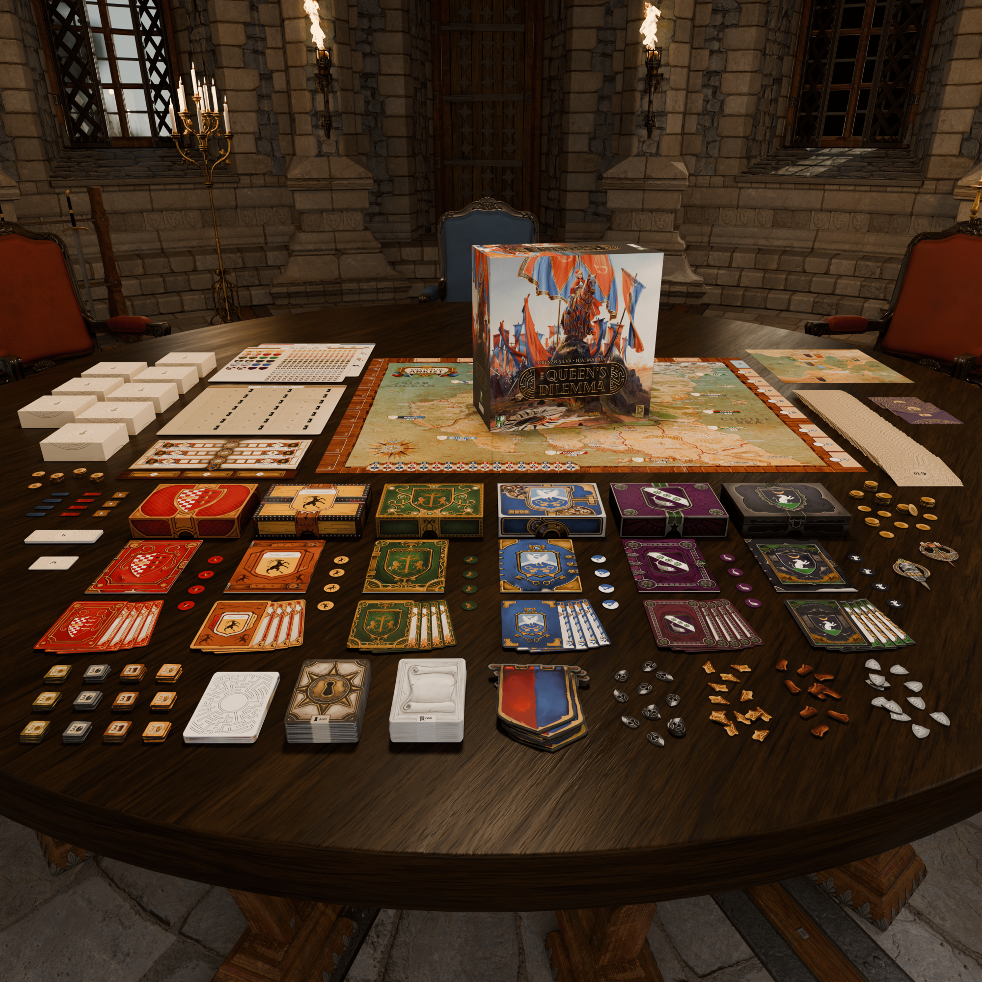 Horrible The Queen's Dilemma Legacy Brettspiel